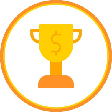 Düz Çember Vektör Simgesi Tasarımı Kazan