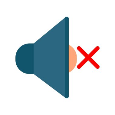 Müzik Düz Vektörü Simgesi Tasarımı Yok