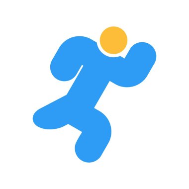 Acil Çıkış Düz Vektör Simgesi Tasarımı