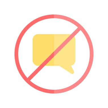 Konuşan Düz Işık Vektörü Simgesi Tasarımı Yok