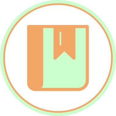 Bölüm Düz Çember Vektör Simgesi Tasarımı