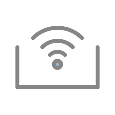 Rfid Doldurulmuş Işık Vektörü Simgesi Tasarımı