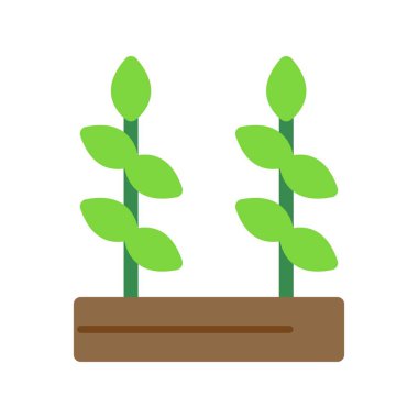 Çiftlik Düz Vektörü Simgesi Tasarımı