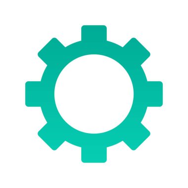 Düz Düz Gradyan Vektör Simgesi Tasarımı