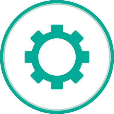 Düz Çember Vektör Simgesi Tasarımı