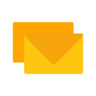 Harfler Düz Vektör Simgesi Tasarımı