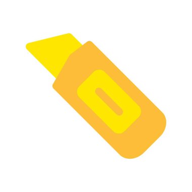 Kesici Düz Vektör Simgesi Tasarımı