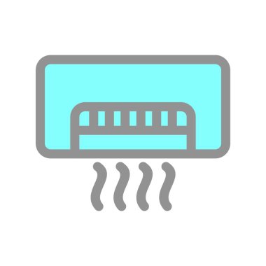 Ac Doldurulmuş Işık Vektörü Simgesi Tasarımı