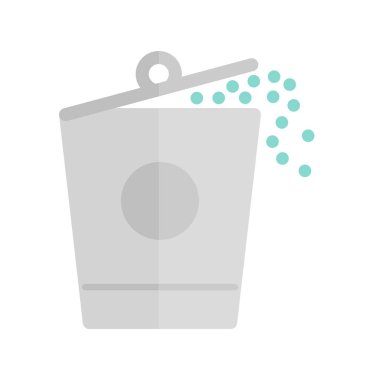 Bin Düz Işık Vektörü Simgesi Tasarımı