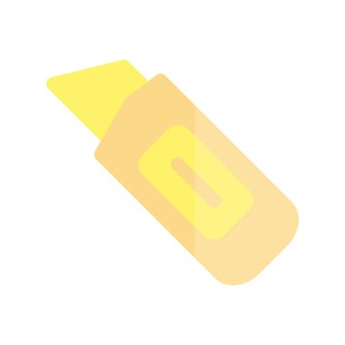 Kesici Düz Işık Vektör Simgesi Tasarımı