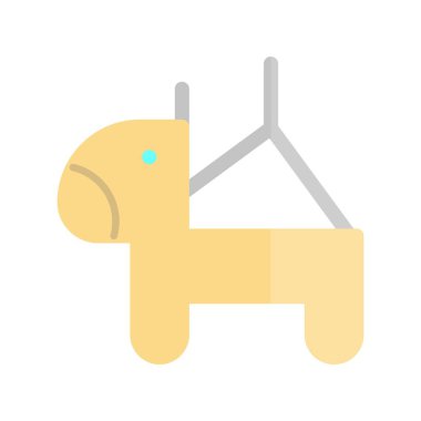 pinata Düz Işık Vektörü Simgesi Tasarımı