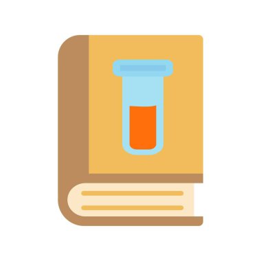 Kitap Düz Vektör Simgesi Tasarımı