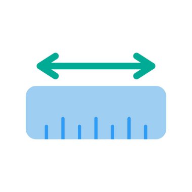  Düz Vektör Simgesi Tasarımı Ölç