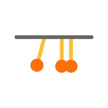 Sarkaç Düz Vektör Simgesi Tasarımı