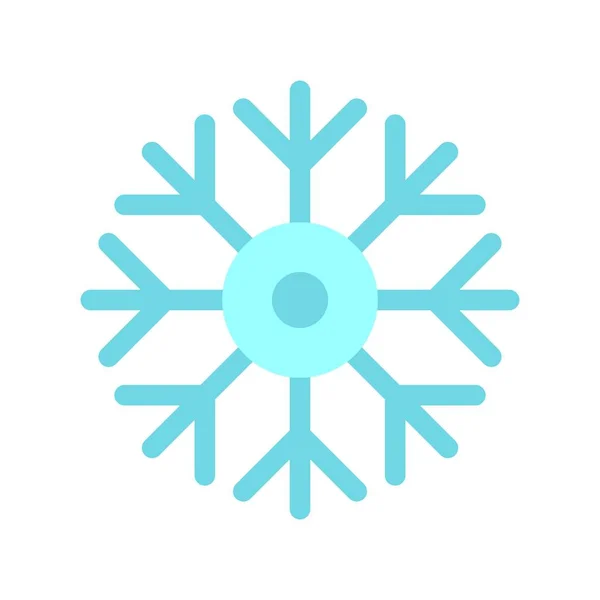 Nieve Plana Vector Icon Desig — Archivo Imágenes Vectoriales