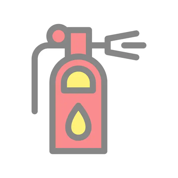 Extinguisher Filled Light Vector Icon Desig — Stock Vector