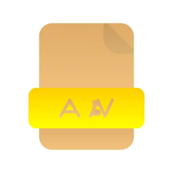 Animera Platt Gradient Vektor Ikon Design — Stock vektor