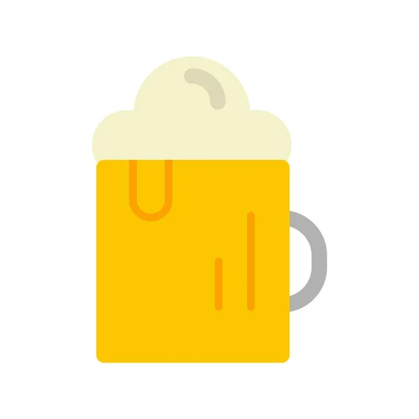 Beer Flat Vector Icon Design — Stock Vector