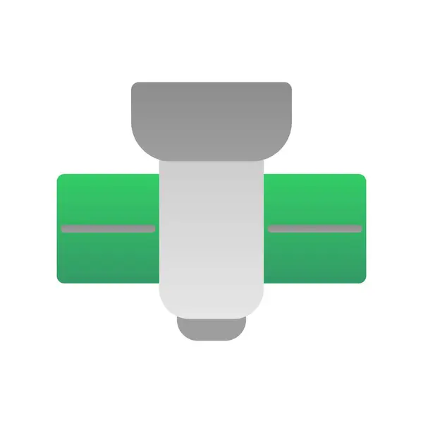 Flaches Gradienten Vektor Icon Design Für Satelliten — Stockvektor