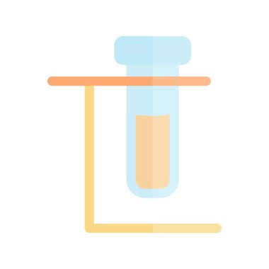 Kimya Düz Işık Vektörü Simgesi Tasarımı