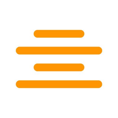 Merkez Düz Vektör Simgesi Tasarımı Hizala