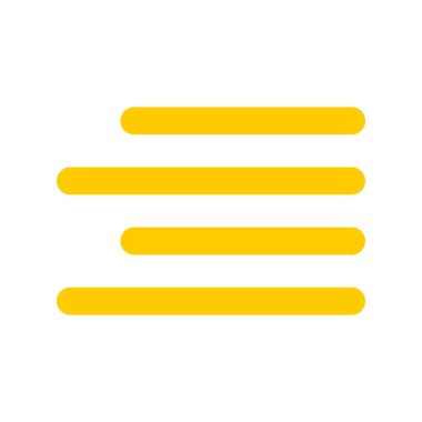 Düz Vektör Simgesi Tasarımı Hizala