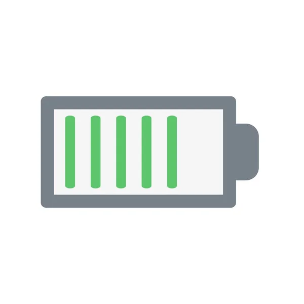 电池平面矢量图标设计 — 图库矢量图片