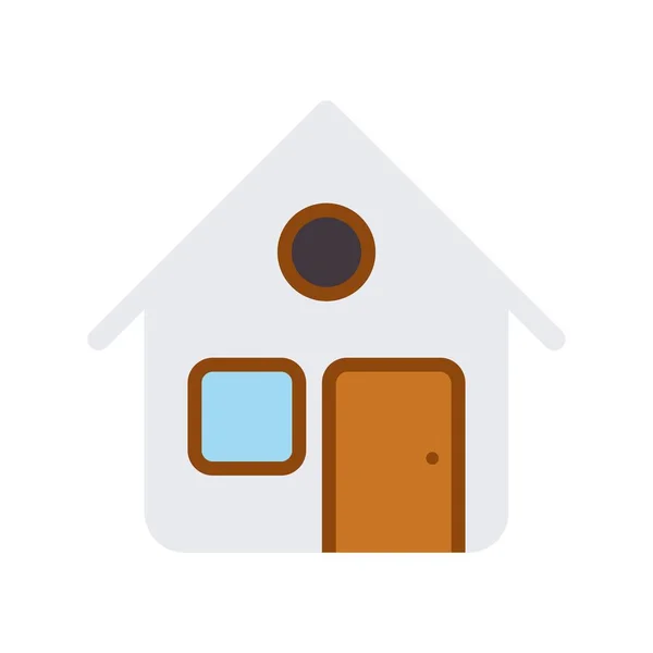 Home Flat Vector Icon Desig — Stock Vector