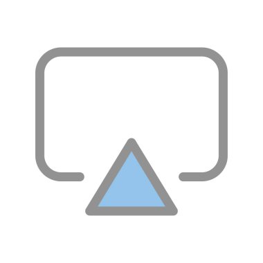 Yayın Işık Vektörü Simgesi Tasarımı Dolduruldu