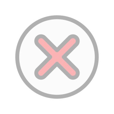 Doldurulmuş Işık Vektörü Simgesi Tasarımı İptal edildi