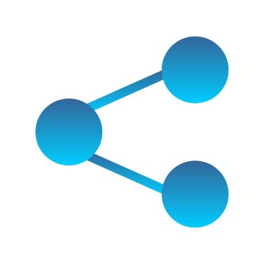 Düz Gradyan Vektör Simgesi Tasarımı Paylaş