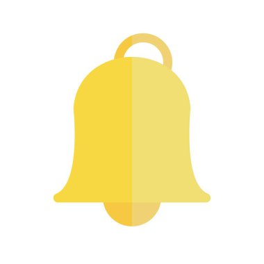 Alarm Düz Işık Vektörü Simgesi Tasarımı