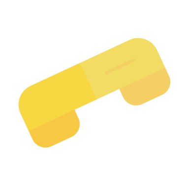 Telefon Düz Işık Vektör Simgesi Tasarımı