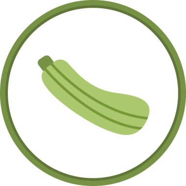 Kabak Düz Çember Vektör Simgesi Tasarımı