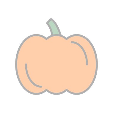 Kabak Doldurulmuş Işık Vektörü Simgesi Tasarımı