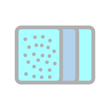 Ekmek Doldurulmuş Işık Vektörü Simgesi Tasarımı