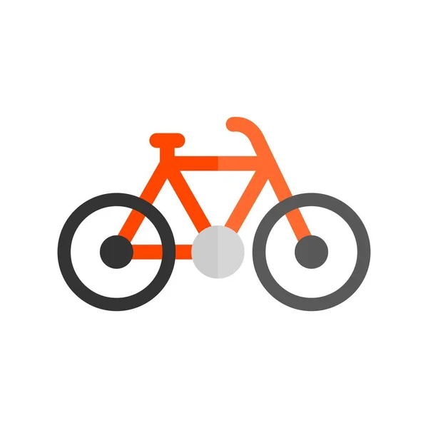 Bicycle Flat Light Vector Icon Desig — Stockový vektor