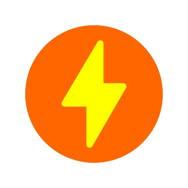 Energie Flat Vector Icon Desig — Stockvektor