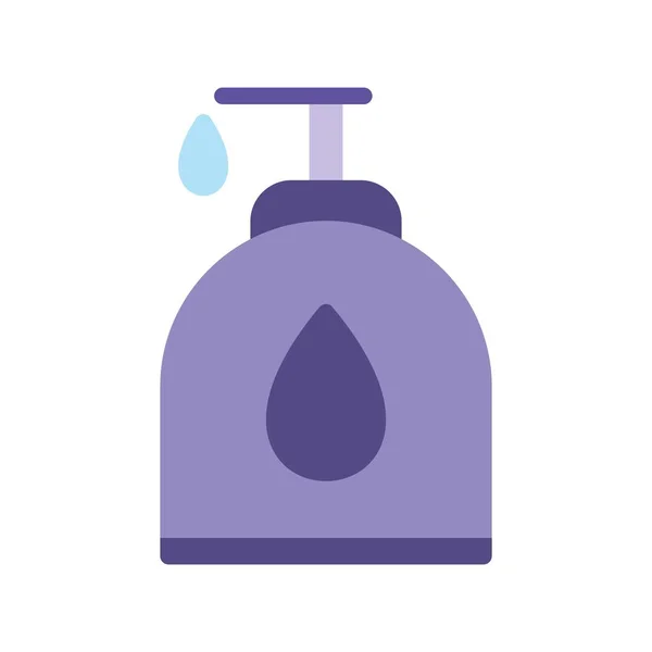 Soap Dispenser Flat Vector Icon Desig — Stock Vector