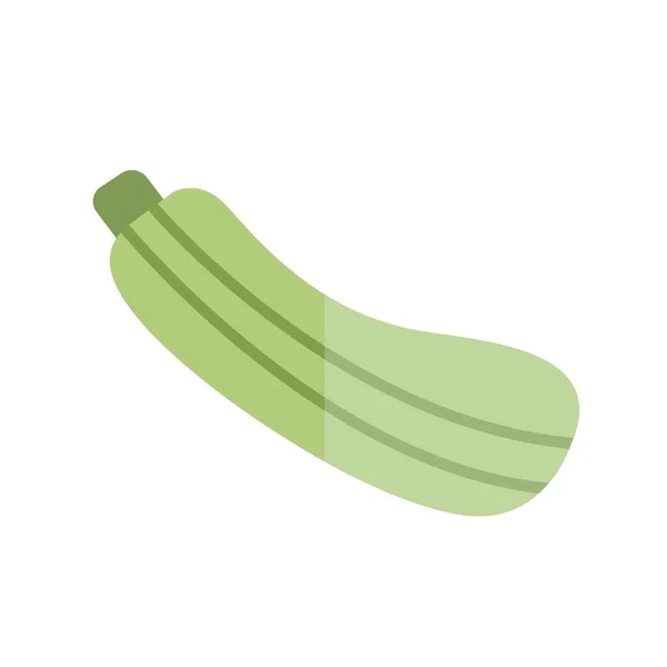 Zucchini Flachlicht Vector Icon Desig — Stockvektor