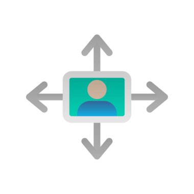 Fırsatlar Düz Gradyan Vektör Simgesi Tasarımı