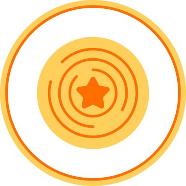 Meydan okuma Düz Çember Vektör Simgesi Tasarımı