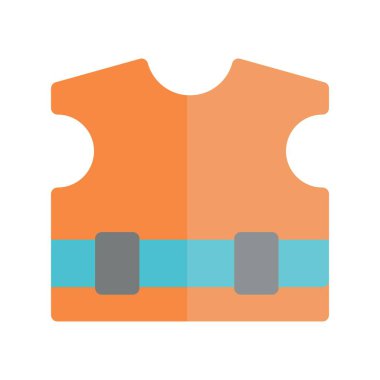 Can yeleği Düz Işık Vektörü Simgesi Tasarımı