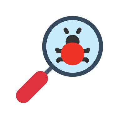 Hata Düz Vektör Simgesi Tasarımı