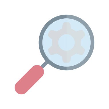 Düz Işık Vektörü Simgesi Tasarımı