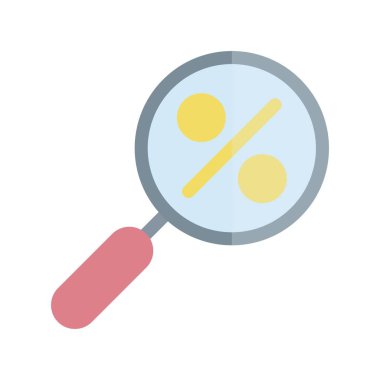 İndirimli Düz Işık Vektörü Simgesi Tasarımı