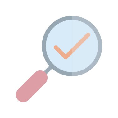 Tik Düz Işık Vektör Simgesi Tasarımı