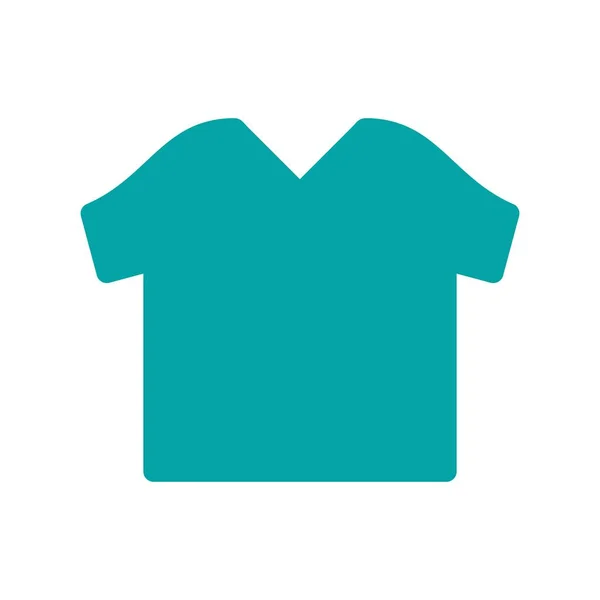 Camisa Plana Vector Icon Desig — Vector de stock