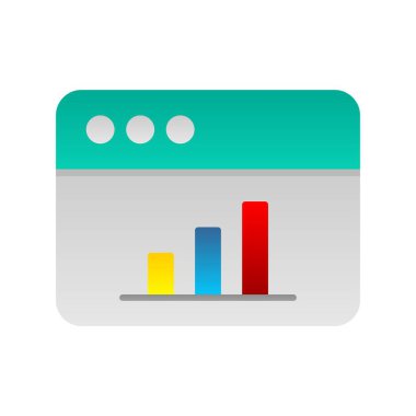 kar Düz Gradyan Vektör Simgesi Tasarımı