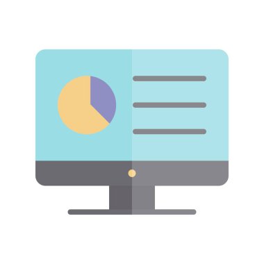 Turta Düz Işık Vektörü Simgesi Desig